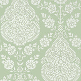 Anna French Balmuccia Damask Soft Green Wallpaper