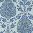 Anna French BALMUCCIA DAMASK Blue Wallpaper