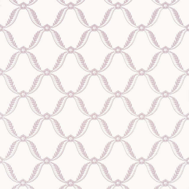 Anna French TATE TRELLIS Lavender Wallpaper