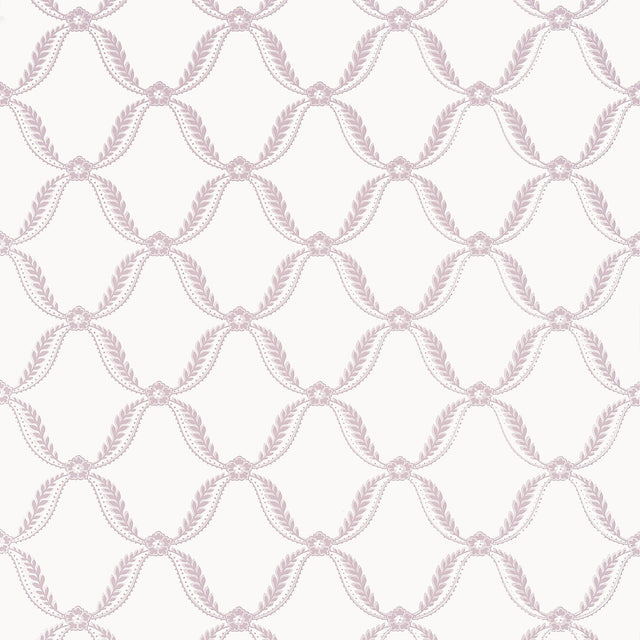 Anna French Tate Trellis Lavender Wallpaper