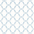 Anna French TATE TRELLIS Soft Blue Wallpaper