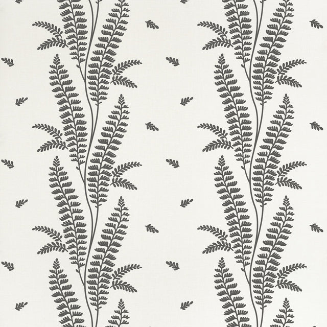 Anna French ENSBURY FERN Black Wallpaper