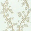 Anna French St. Albans Grove Metallic Pewter On Aqua Wallpaper
