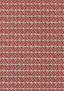 Anna French JULES Red on Flax Wallpaper