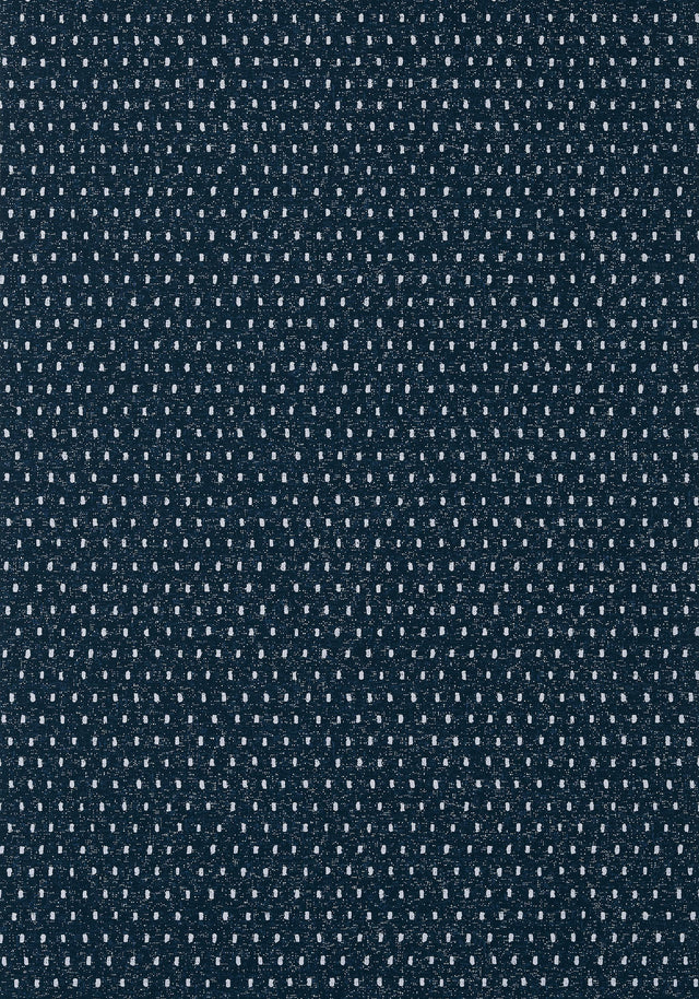 Anna French MALI DOT Navy Wallpaper