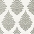 Anna French Palampore Leaf Grey Wallpaper