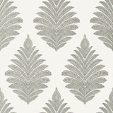Anna French Palampore Leaf Grey Wallpaper