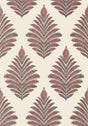 Anna French PALAMPORE LEAF Red and Blue Wallpaper