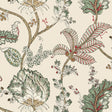 Anna French Kalamkari Vine Red And Gold Wallpaper