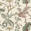 Anna French Kalamkari Vine Red And Gold Wallpaper
