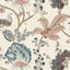 Anna French Kalamkari Vine Blue And Red Wallpaper