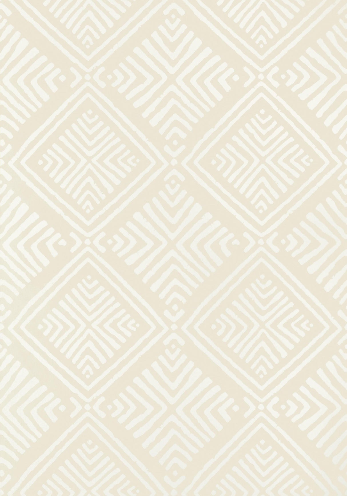 Anna French DONAVIN DIAMOND Beige Wallpaper