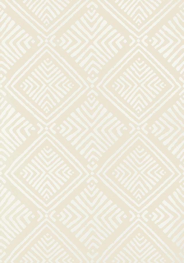 Anna French DONAVIN DIAMOND Beige Wallpaper