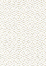 Anna French MINI TRELLIS Beige Wallpaper