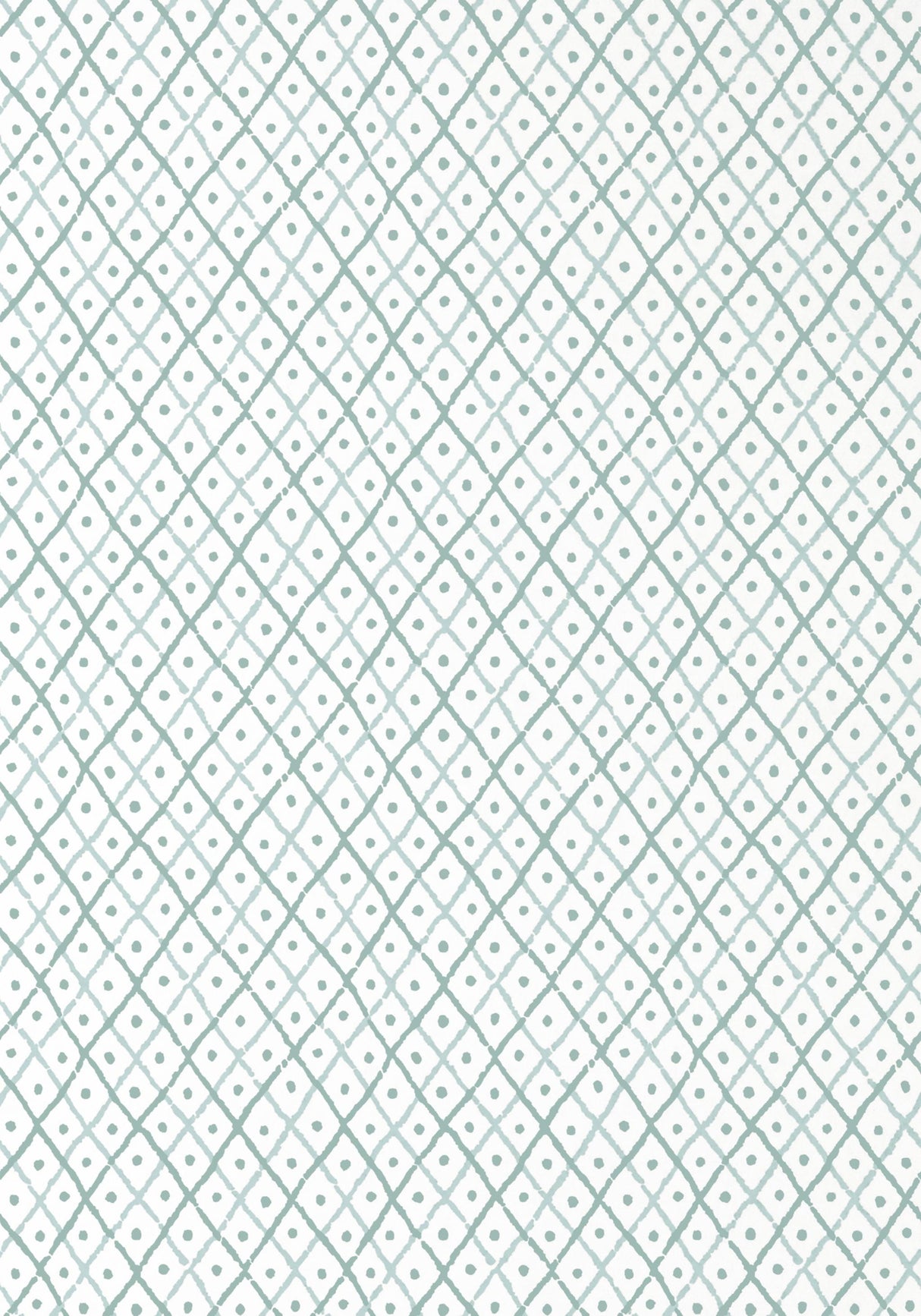 Anna French MINI TRELLIS Robin's Egg Wallpaper