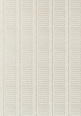 Anna French MONTECITO STRIPE Pearl Wallpaper