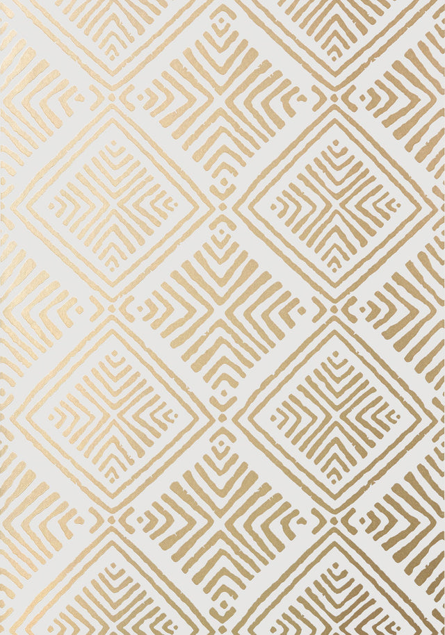 Anna French DONAVIN DIAMOND Metallic Gold Wallpaper