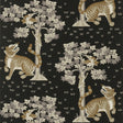 Anna French Kahna Black Wallpaper