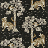 Anna French Kahna Black Wallpaper