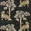 Anna French Kahna Black Wallpaper
