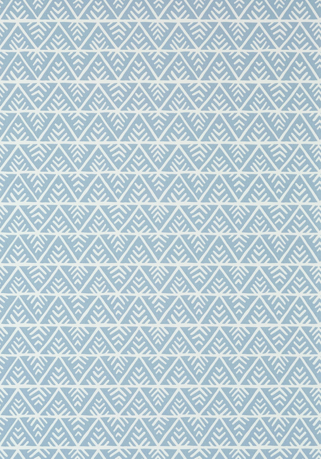 Anna French JULES Blue Wallpaper