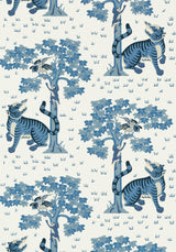 Anna French KAHNA Blue Wallpaper