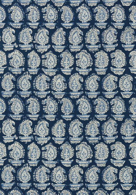 Anna French GADA PAISLEY Navy Wallpaper