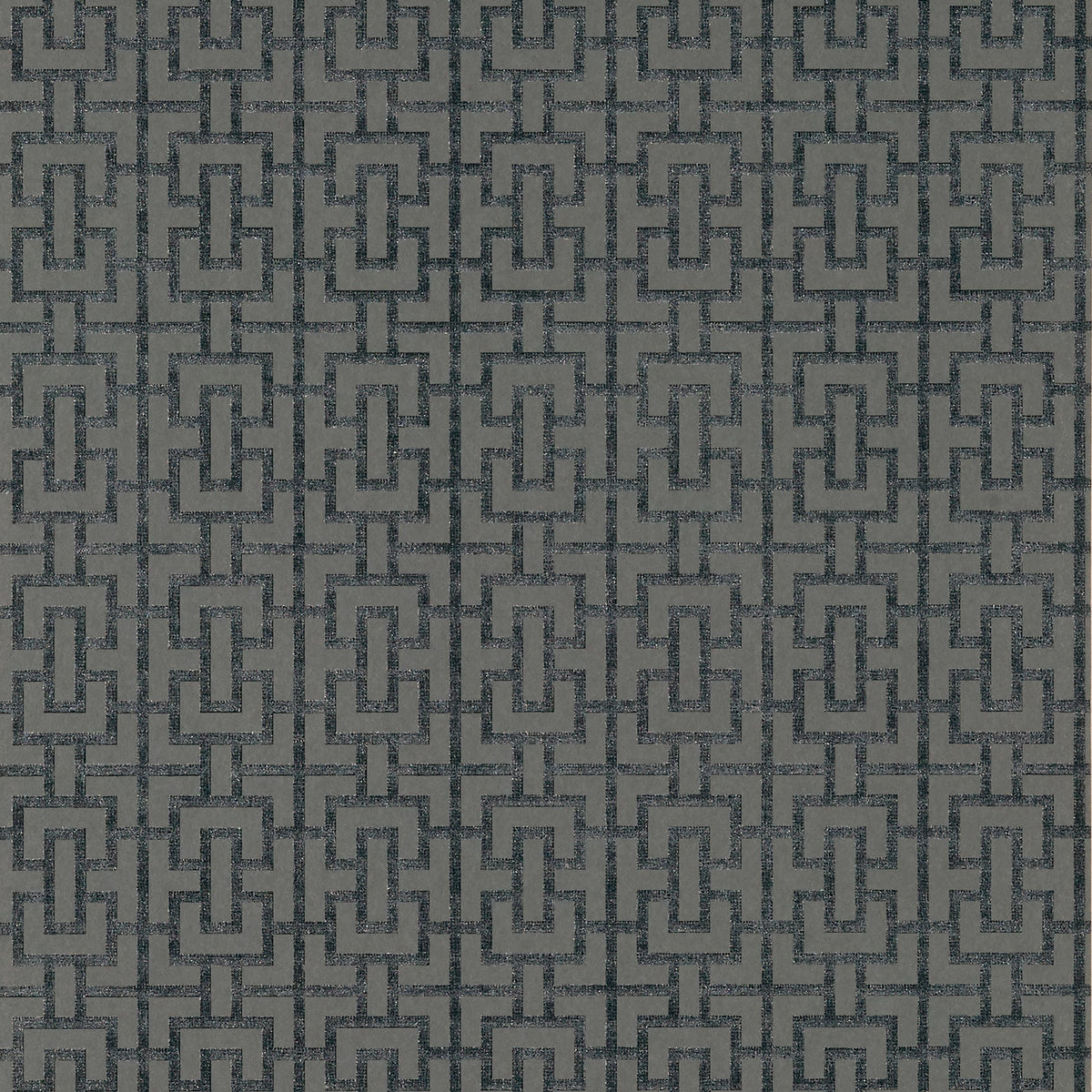 Anna French Bridle Charcoal Wallpaper
