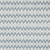 Anna French Balin Ikat Navy Wallpaper
