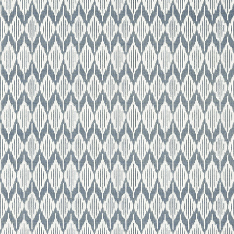 Anna French Balin Ikat Navy Wallpaper