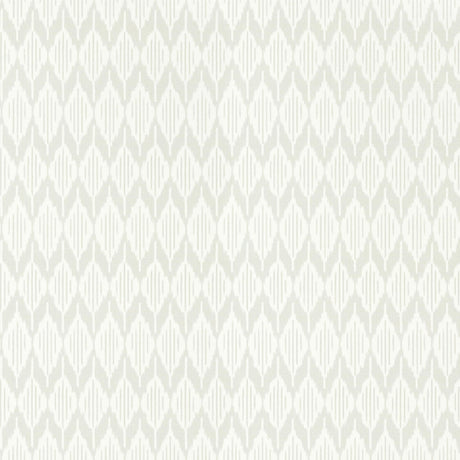 Anna French Balin Ikat Grey Wallpaper