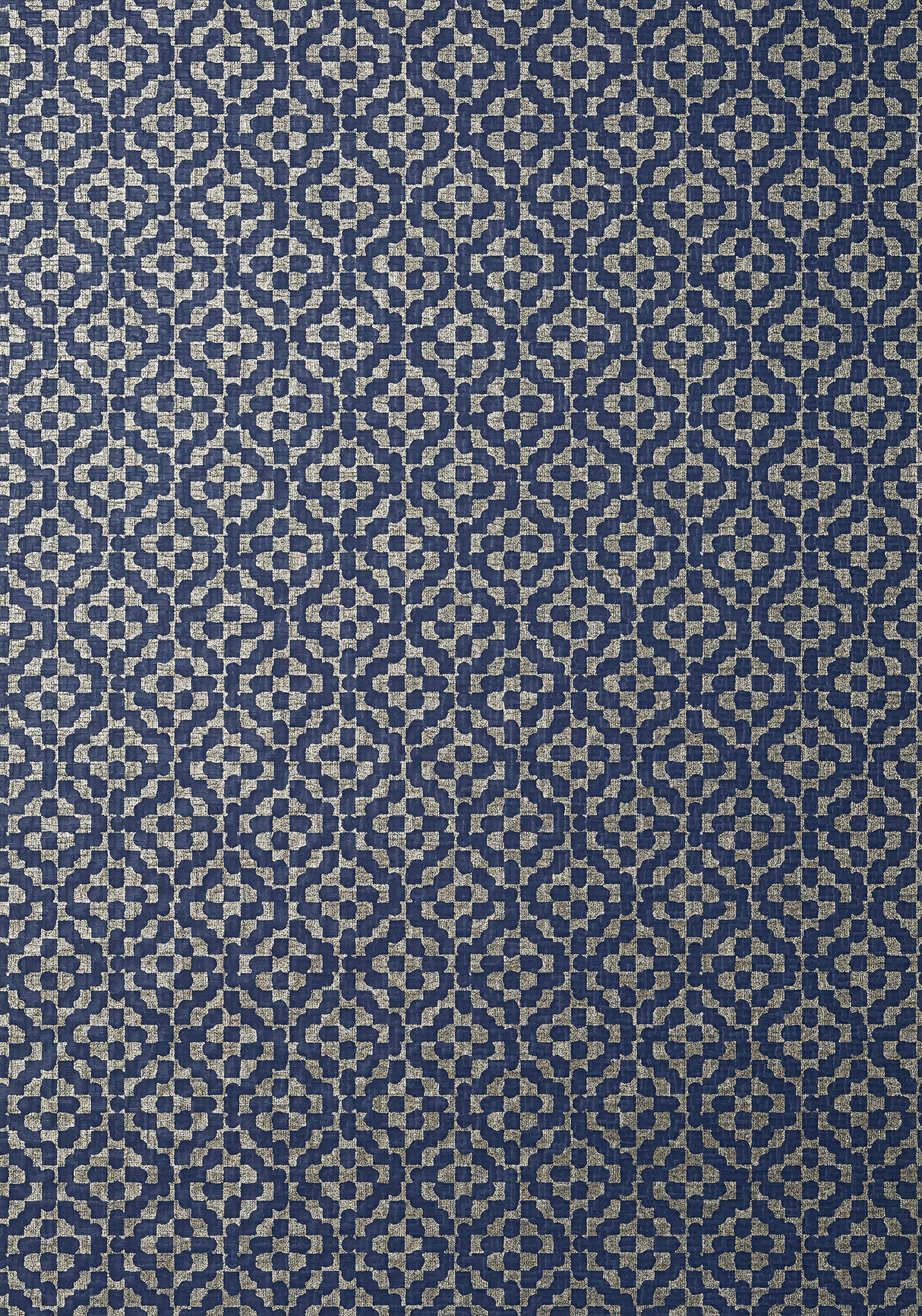 Anna French RIVA Navy Wallpaper