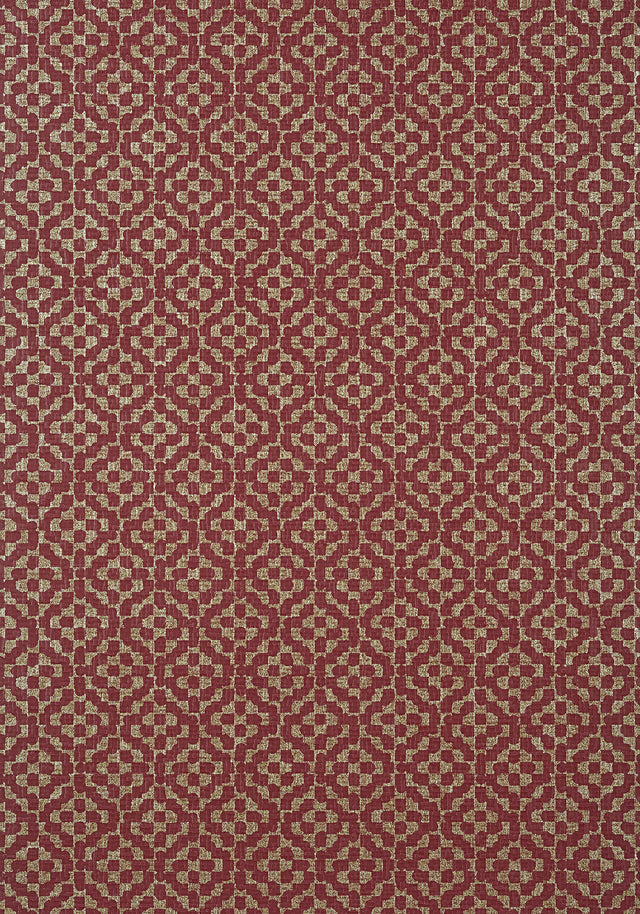 Anna French RIVA Red Wallpaper