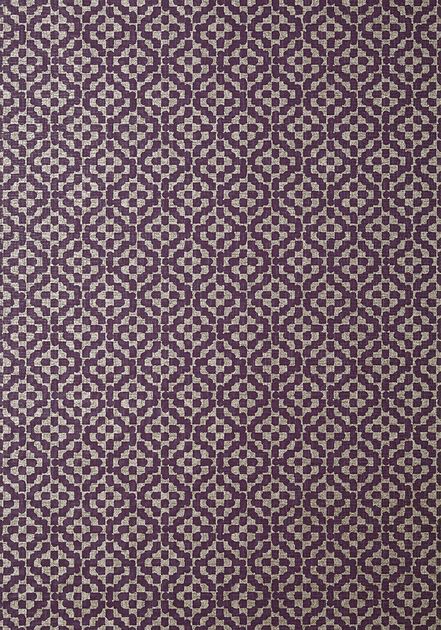 Anna French RIVA Plum Wallpaper