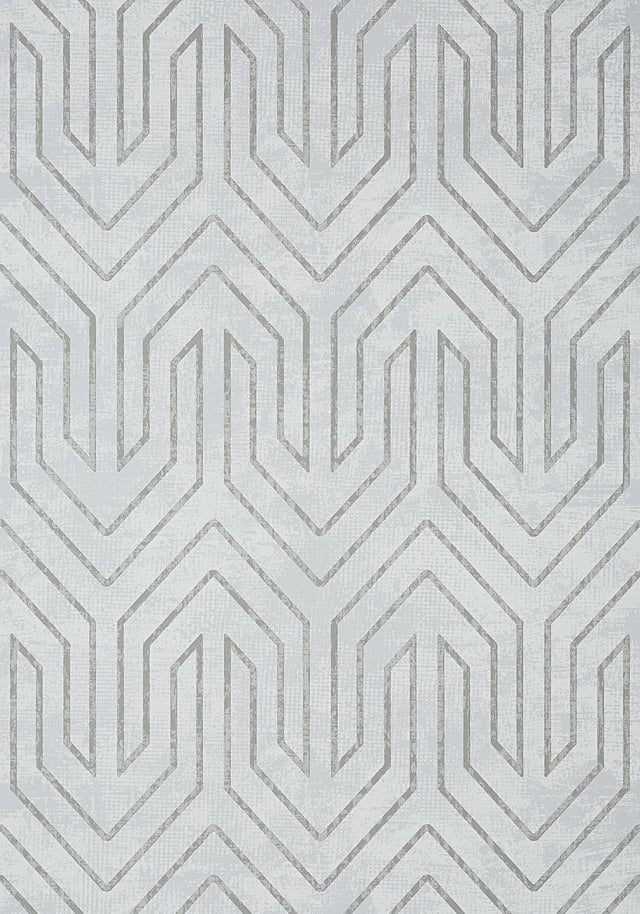 Anna French COLBURN CHEVRON Spa Blue Wallpaper