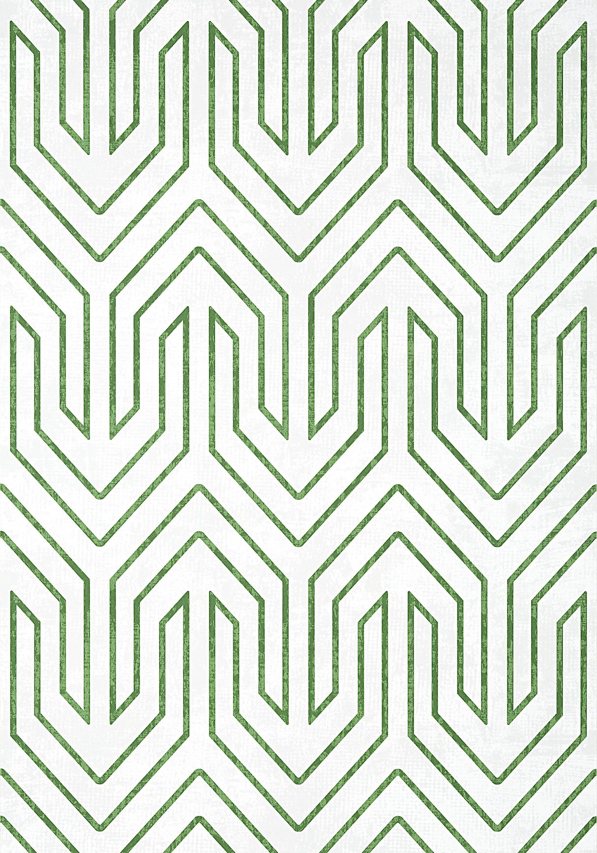 Anna French COLBURN CHEVRON Emerald Green Wallpaper