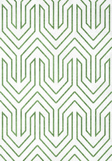 Anna French COLBURN CHEVRON Emerald Green Wallpaper
