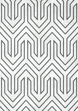 Anna French COLBURN CHEVRON Black Wallpaper