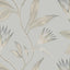 Anna French Cleo Vine Spa Blue On Grey Wallpaper