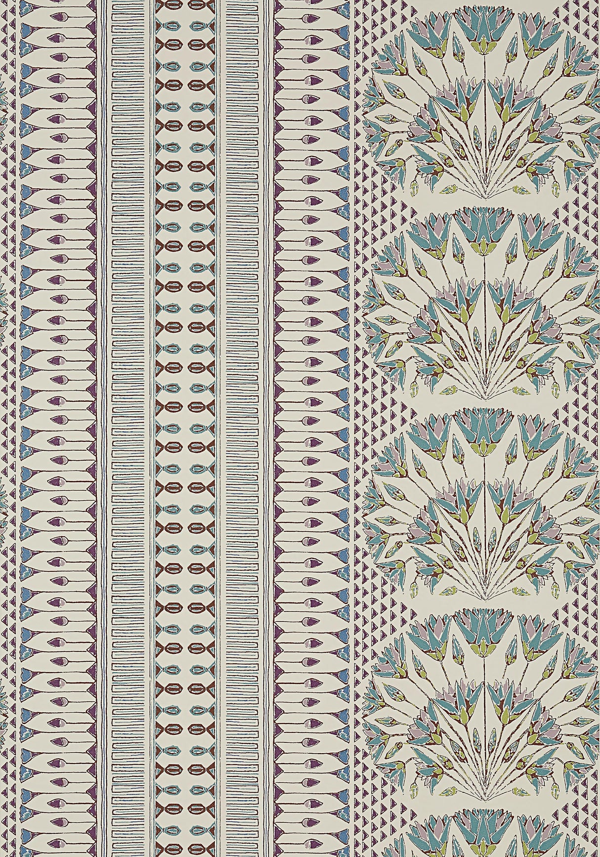 Anna French CAIRO Eggplant Wallpaper