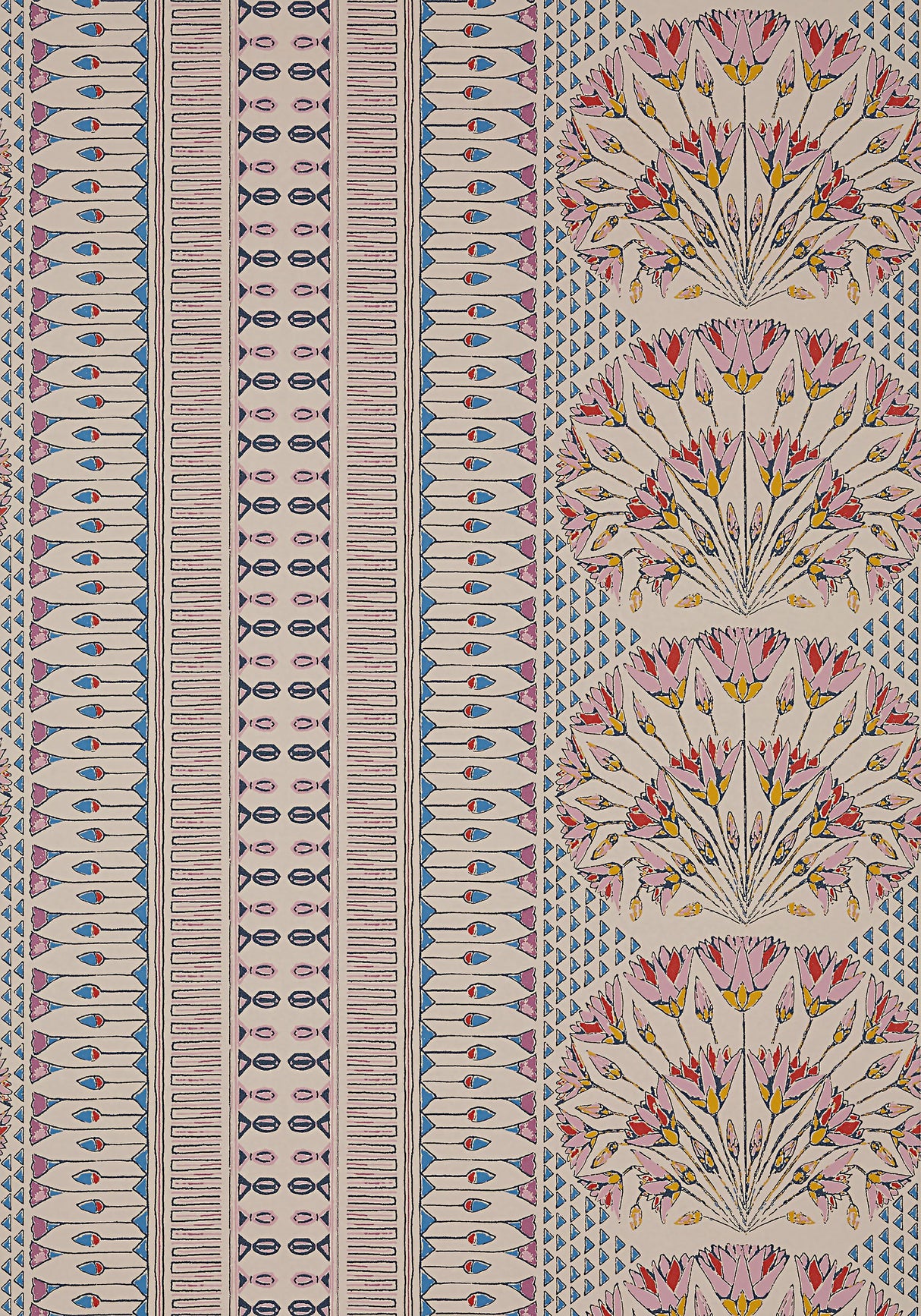 Anna French CAIRO Pink and Coral Wallpaper