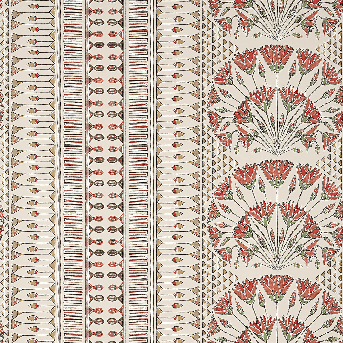 Anna French Cairo Coral Wallpaper
