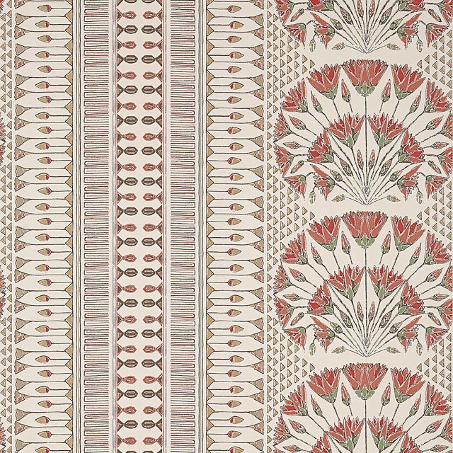 Anna French Cairo Coral Wallpaper