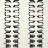 Anna French Herriot Way Black On Flax Wallpaper