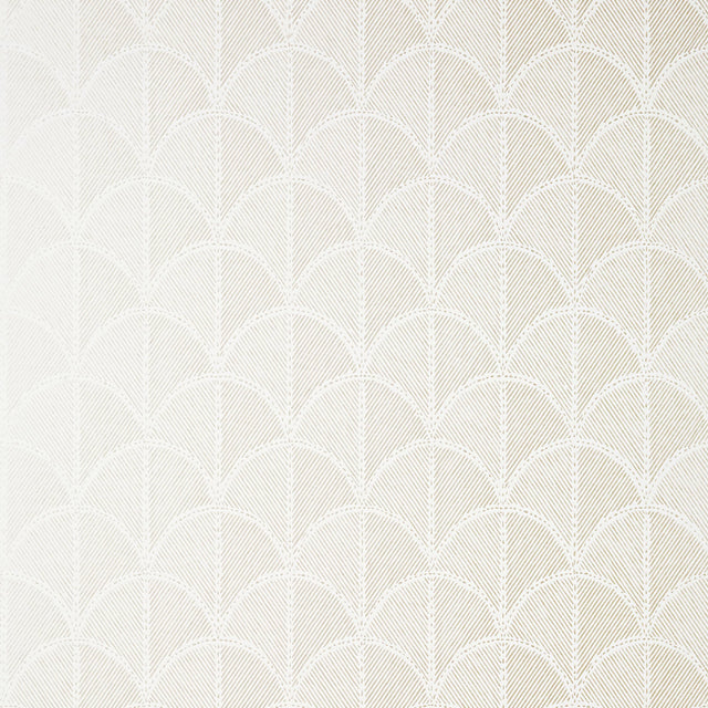 Anna French Seton Scallop Pearl Wallpaper
