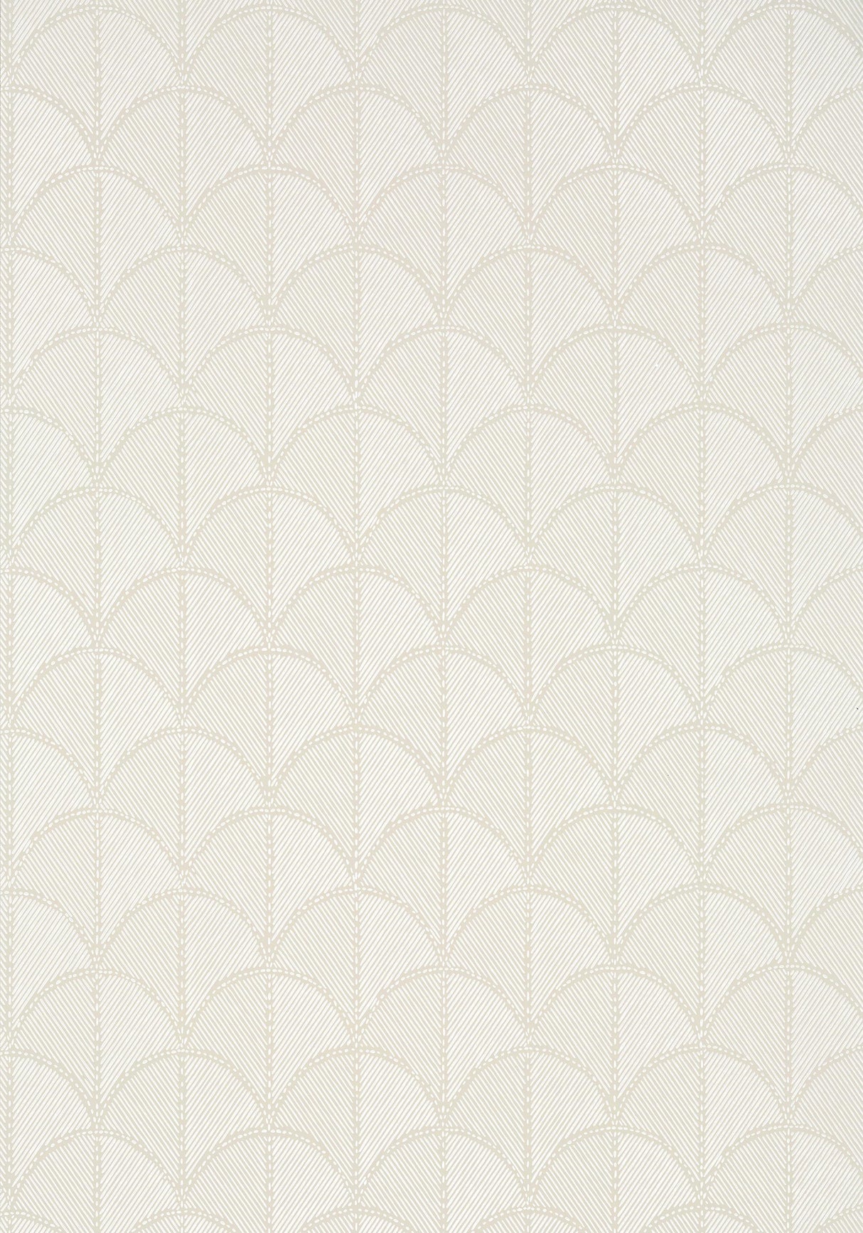 Anna French SETON SCALLOP Beige Wallpaper