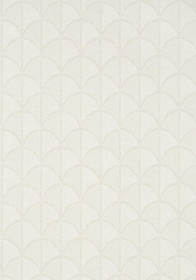 Anna French SETON SCALLOP Beige Wallpaper