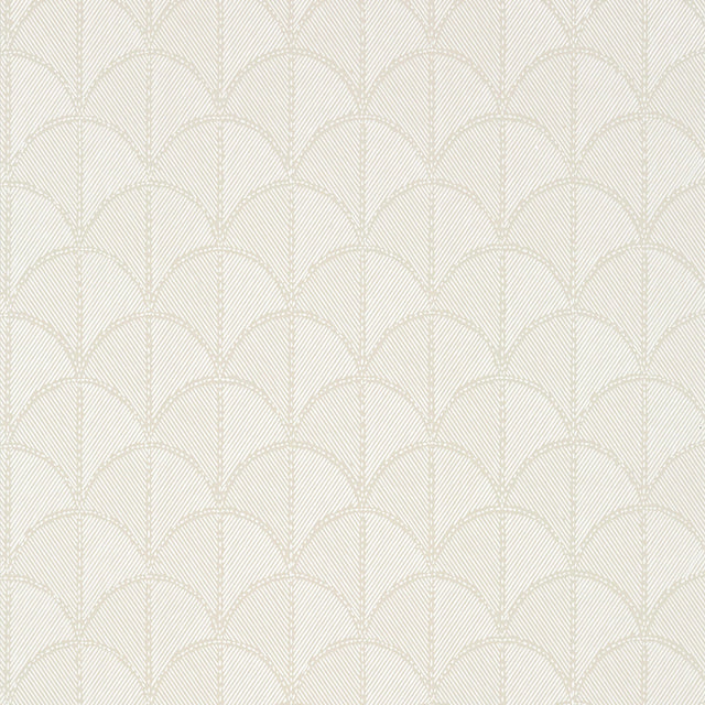 Anna French Seton Scallop Beige Wallpaper