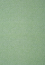 Anna French CHARLOTTE RAFFIA Green and Blue Wallpaper