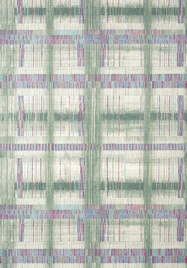 Anna French TAKAO WEAVE Green Wallpaper